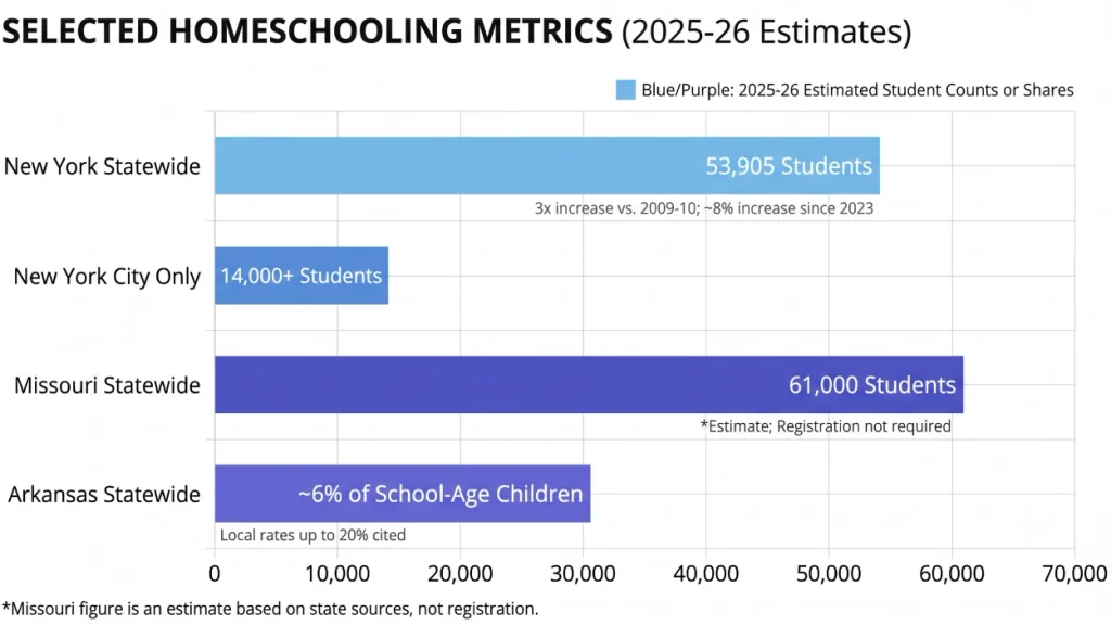 Homeschooling By US States